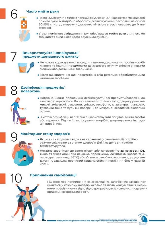 ТОП-10 рекомендацій МОЗ щодо самоізоляції при ознаках COVID-19