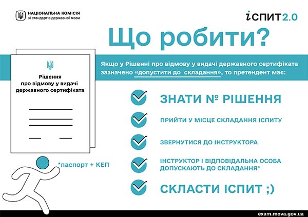 Рішення про відмову у видачі державного сертифіката: роз'яснює Нацкомісія зі стандартів державної мови