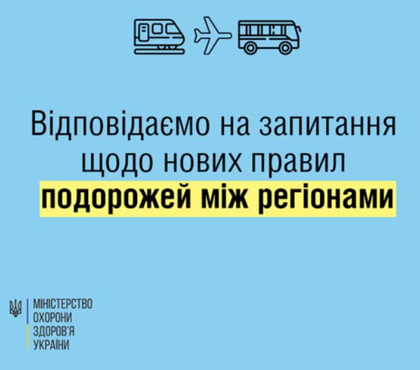 Розкажіть працівникам про нові правила подорожей між регіонами