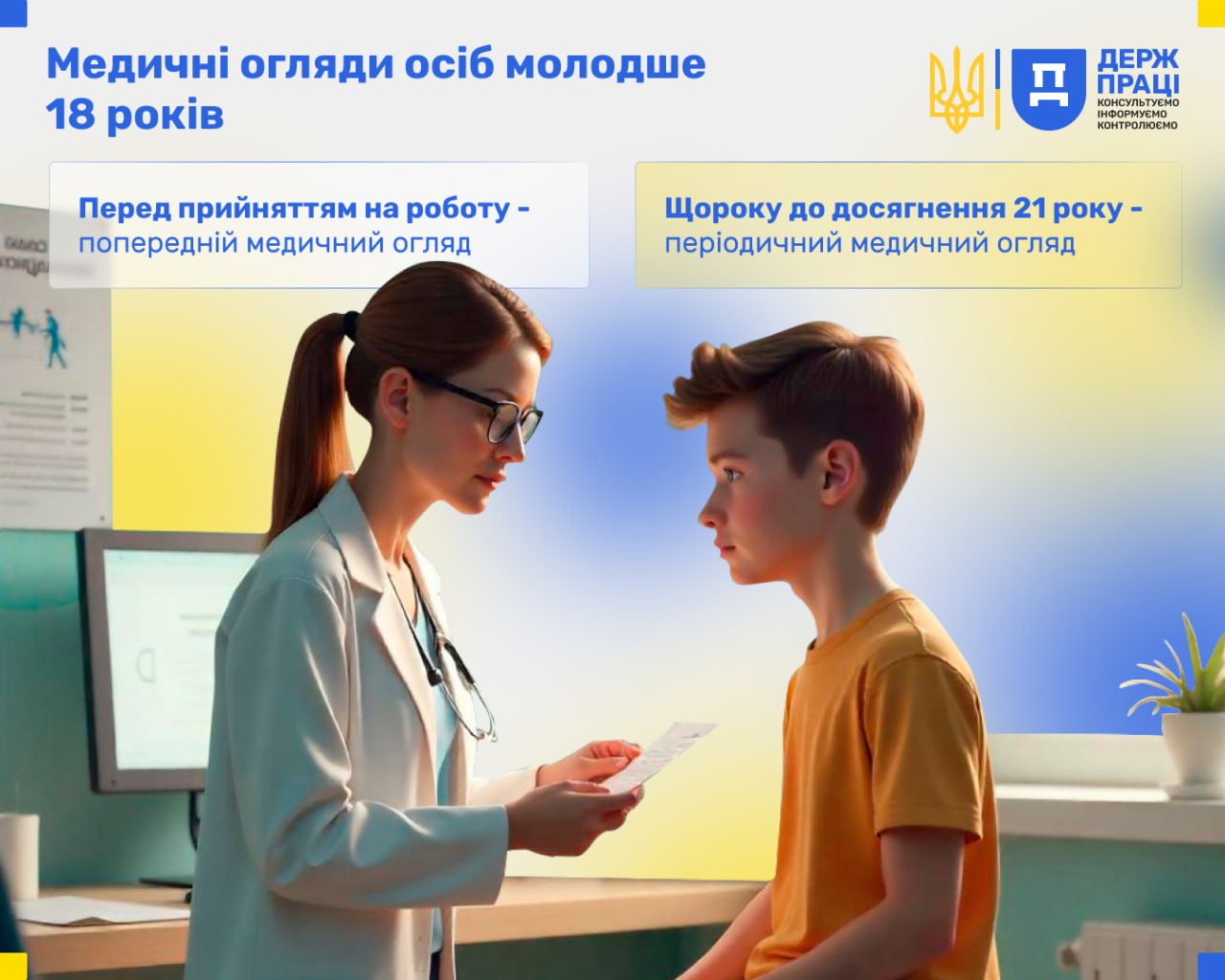З якого віку можна приймати працівників на роботу та про що потрібно пам'ятати? (інфографіка)