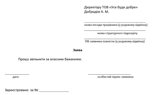 Приказ на увольнение по собственному желанию с компенсацией за неиспользованный отпуск образец