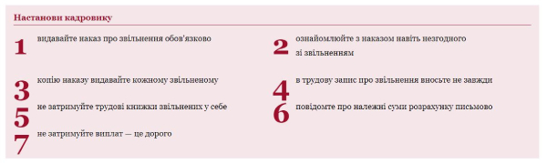 Зробіть це обов’язково, якщо звільняєте працівника