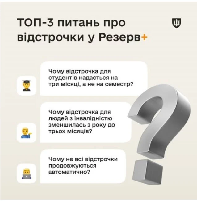 Чому не всі відстрочки продовжили автоматично, — роз’яснює Міноборони