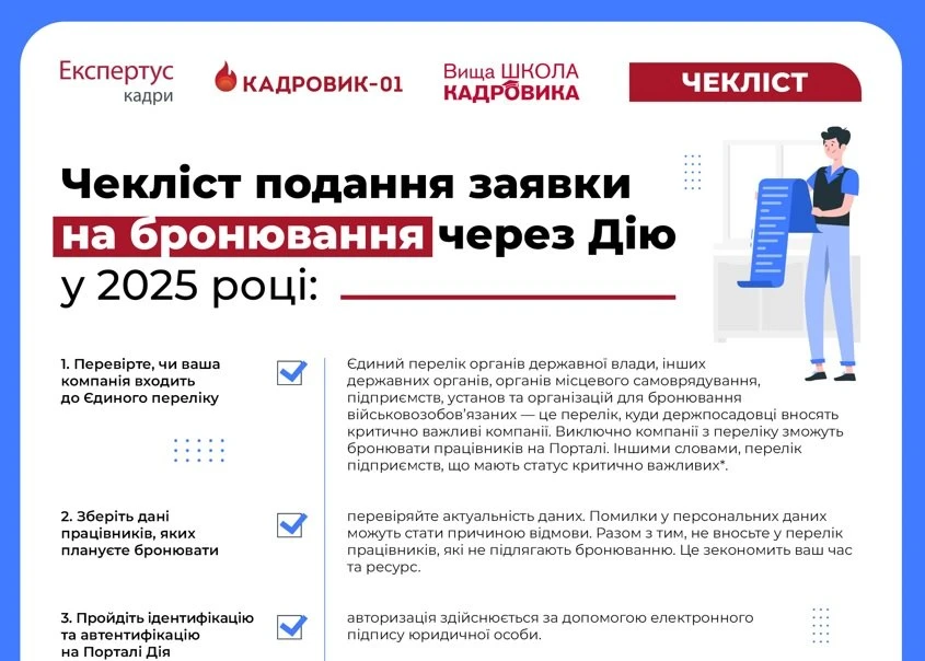 Як забронювати працівників через Дію під час війни — покрокова інструкція