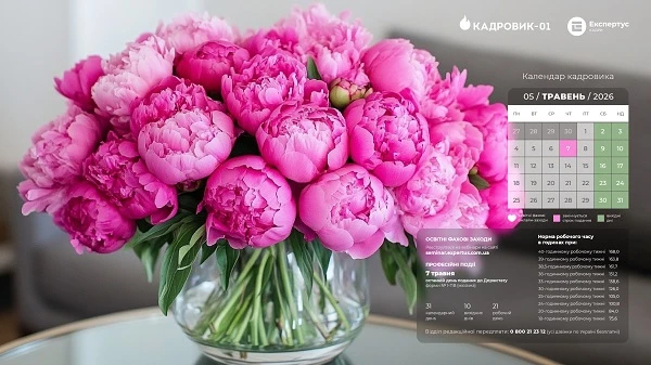 Виробничий календар на травень 2026