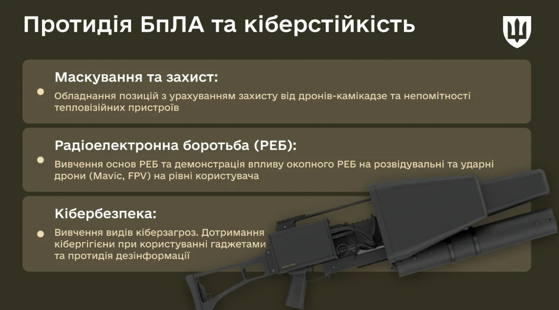 Оновлена БЗВП: кібербезпека, основи РЕБ, VR-технології