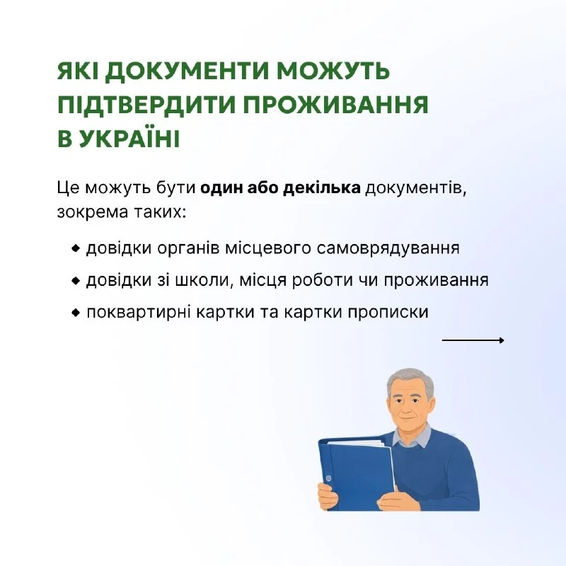 Підтвердження місця проживання для оформлення громадянства: роз'яснення від Мін'юсту (інфографіка)