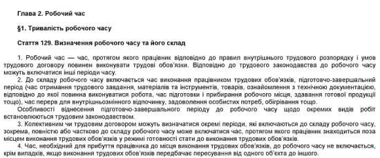 Робочий час та його тривалість