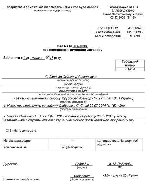 Звільнення з декретного місця працівника, який працює за строковим трудовим договором Звільнення з декретного місця працівника, який працює за строковим трудовим договором